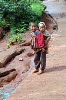 Thai hillside village children