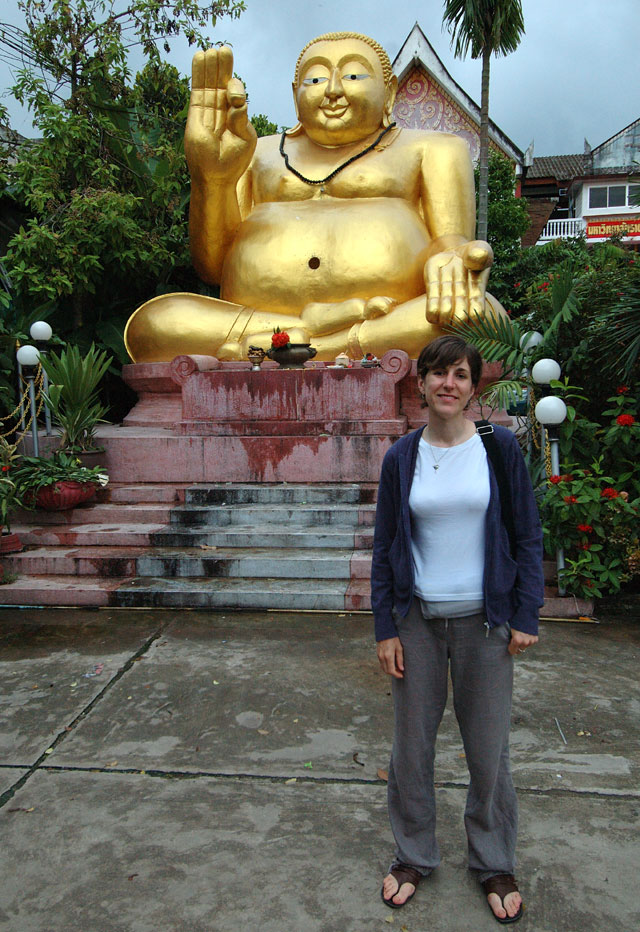 Samantha Moore and Buddha
